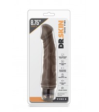 РЕАЛИСТИЧНИ ВИБРАТОРИ - РЕАЛИСТИЧЕН ВИБРАТОР DR. SKIN КАФЯВ 23,5см от SexOutlet.bg РЕАЛИСТИЧЕН ВИБРАТОР DR. SKIN КАФЯВ 23,5см от SexOutlet.bg
